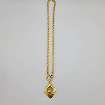 $944.45 • Buy CHANEL Necklace Sure  Gold Vintage