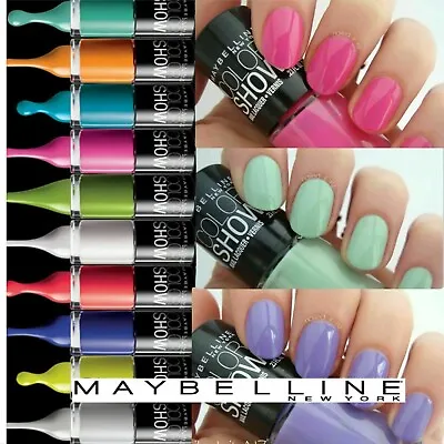 Maybelline Color Show 60 Seconds Nail Polish Varnish NEW **Choose Your Shade**  • £2.79