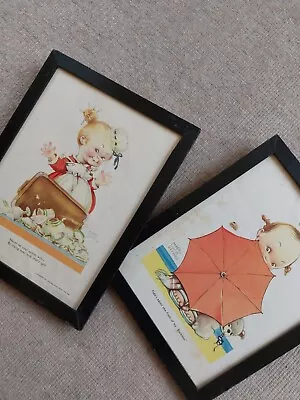 Vintage Mabel Lucie Attwell Prints In Frames • £3.99