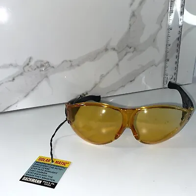 Vintage Amber Safety Goggles Eye Protection  Bachmann Bros Inc. • $8.56