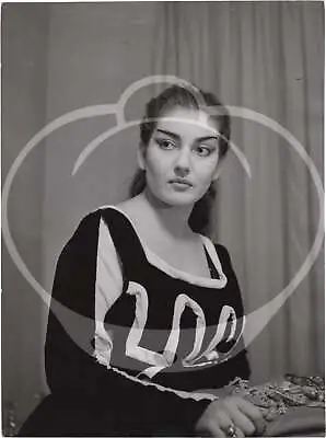 Original Photograph Of Maria Callas In Her Dressing Room Before Medea #157958 • $950