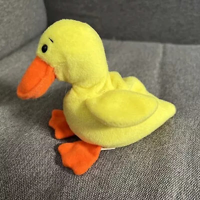 Ty Beanie Babys - Quackers The Duck 6  Plush Toy • $3.50