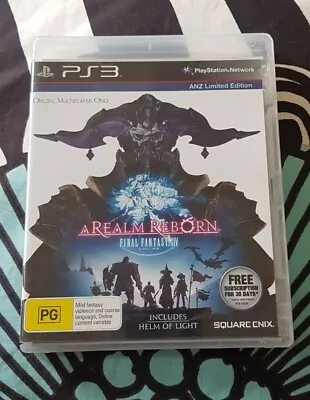 Final Fantasy XIV Online: A Realm Reborn Sony Playstation 3 / PS3 - With Manual • $15