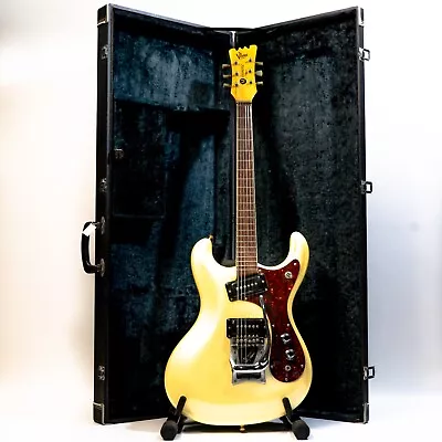 Mosrite The Ventures Model '65 Reissue Guitar With Case - Pearl White • $1850