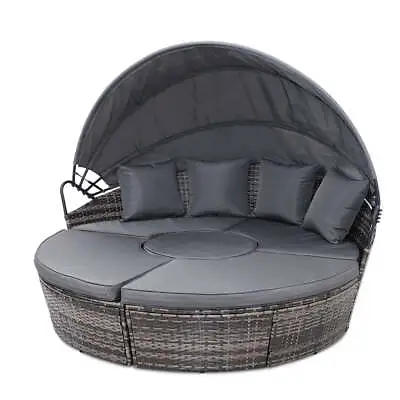 $998.99 • Buy Gardeon Outdoor Lounge Setting Sofa Patio Furniture Wicker Garden Rattan Set Day