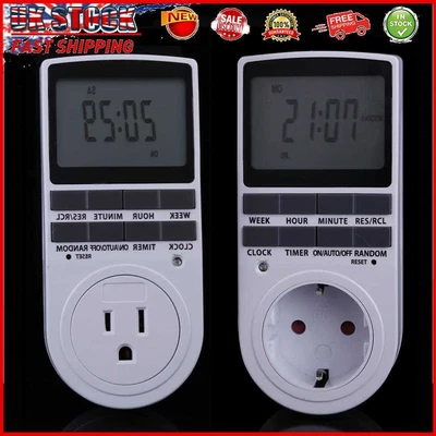 £10.69 • Buy Electric Pug In Protable Timer Digital LED Display Reminder Kitchen Tool