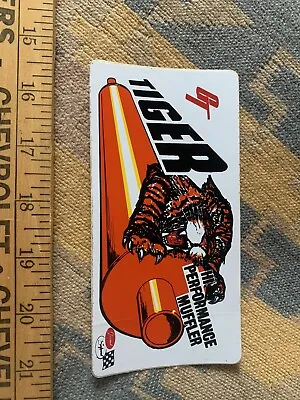 Tiger Hi Performance Muffler Sticker/Decal Unused Vtg Gt Hot Rod • $19.99