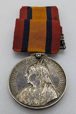 South Africa Police Medal - Queens With Natal Clasp Police - Scarce Silver • £235