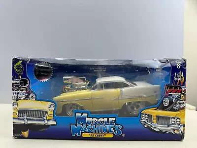 Muscle Machines 1955 Chevrolet Chevy 1/24 Scale Diecast • $6.49