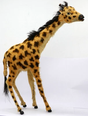 £78.50 • Buy Vintage Victorian Era Antique Giraffe Figure Genuine Fur Taxidermy Toy 12'' Tall