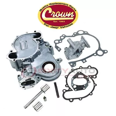 Crown Automotive Engine Timing Cover For 1971 Jeep J-3800 5.9L V8 - Valve Xu • $378.01