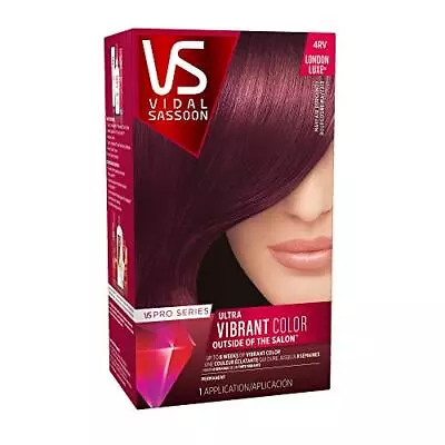 Vidal Sassoon Pro Series Hair Dye 4RV Mayfair Burgundy Hair Color Pack Of 1 • $12.99