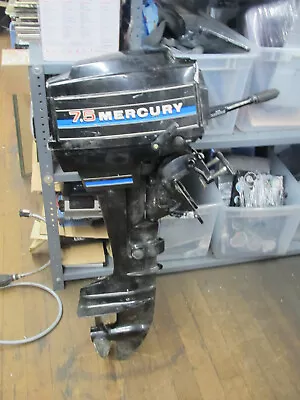 Mercury 7.5 HP  Outboard Motor Boat Engine Manual Start • $899.99