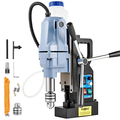 Magnetic Drill Portable 650RPM 10000N Bi-Directional Stepless Speed 1.6  1300W • $143.99