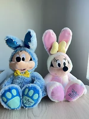 Disney Store 2020/2021 Mickey And Minnie Easter Bunny Plush - 18” • $26