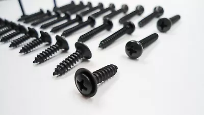 30 New Interior Black Restoration Screws! For Old School & Classic Vehicles • $9.95