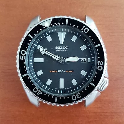 Vintage Seiko 7002-7000 Automatic Watch 150m For Parts/Repair (Runs) • $125