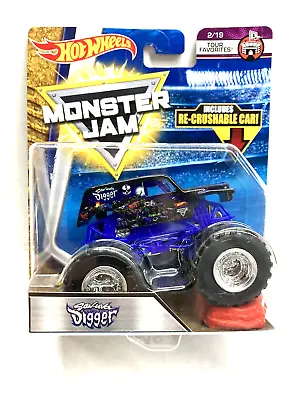 2017 HOT WHEELS MONSTER JAM   SON-UVA DIGGER   TOUR FAVORITES- Monster Truck • $12.95