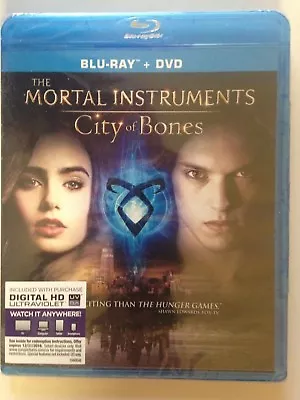 The Mortal Instruments: City Of Bones (Blu-ray/DVD 2013 2-Disc Set (NEW) • $13.92