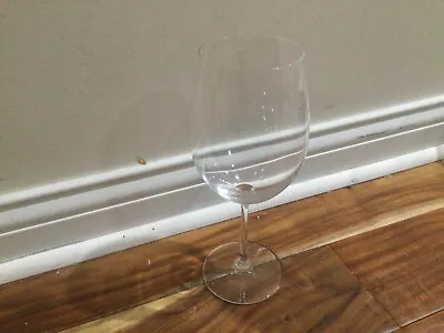 Large Clear Glass Wine Goblet Stemware Barbera THE PALMS 9.5X3'' • $14.59