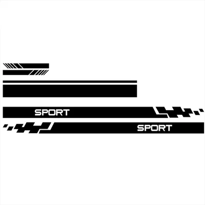 £16.28 • Buy Sticker Sport Style 5PCS/Set Decal Sticker Good Appearance Resistant Dirt