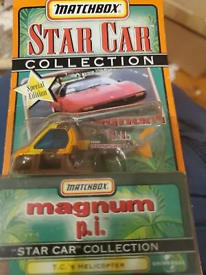 Matchbox 1998 Star Car Collection Magnum PI Helicopter Special Edition Die Cast • $18.99