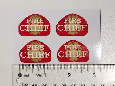 Tonka Fire Chief Stickers For Vintage Tonka Trucks Or Vans • $4.99