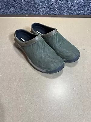 Merrell Womens Encore Breeze 4 Dusty Olive Slip On Clogs Shoes Size 9.5 • $29