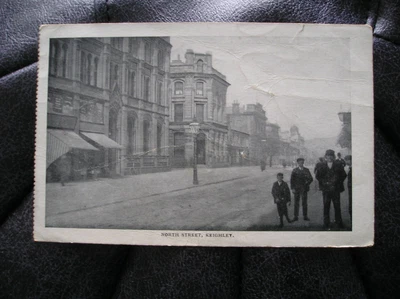 £0.75 • Buy North Street, Keighley.  .Vintage Shabby Postcard With Stamp