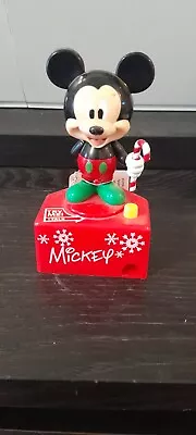 Disney Mickey Mouse  Candy Dispenser Figurine Holiday Edition • $14.99