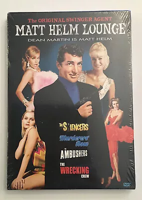Matt Helm Lounge 4 Movie Box Set (Columbia DVD) Dean Martin NEW/SEALED • $69