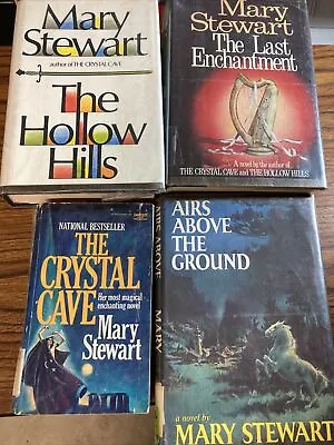 MARY STEWART 4 Books THE LAST ENCHANTMENT Book Lot AIRS ABOVE THE GROUND Hollow+ • $25