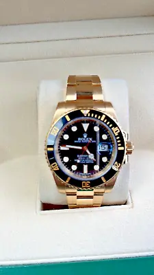 Rolex Submariner - 116618LN - 2008  - Full Set 18k Yellow Gold • £27995