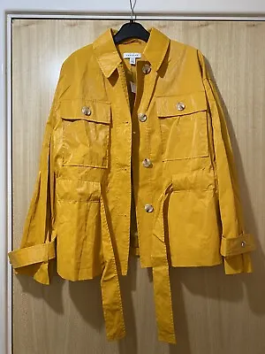 £25 • Buy 💛 BNWT 💛 Yellow Size 8 TopShop Mac Anorak Rain Coat Jacket RRP £59.00