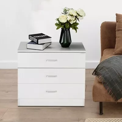 Modern Simple 3-Drawer Dresser White • $78.66