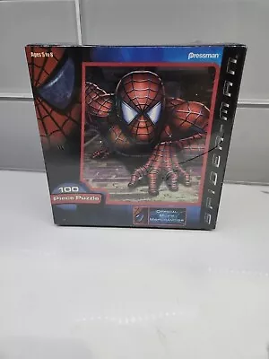 2002 Pressman Official Movie Merchandise Spider Man 100 Pc. Puzzle Ages 5-8 NIB • $8.99