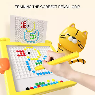 Kids Magnetic Drawing Board Toddlers Magnetic Doodle Board With Pen Educational • £14.40