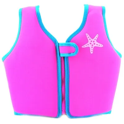 Zoggs Starfish Swim Jacket Pink/Blue Childrens Swim Vest  Learn To Swim • £30.99