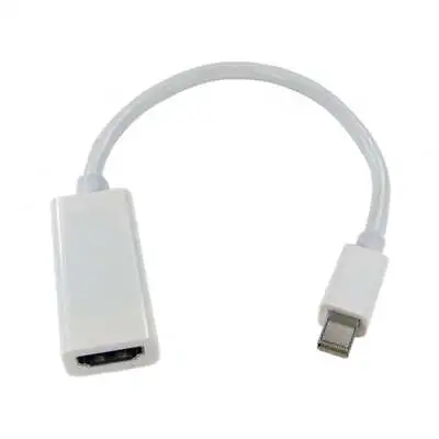 HDMI To Mini DisplayPort Leaded Adapter Monitor Port Converter DP Adaptor • £6.99