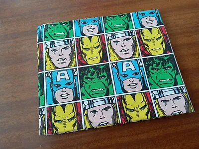 1 X Fat Quarter Marvel Avengers Cotton Fabric Hulk Thor Iron Man Captain America • £2