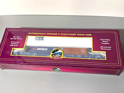 MTH Premier 20-95077 CSX SEACO GENSTAR Husky Stack Intermodal Car - New • $119.99