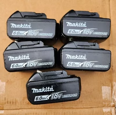 Genuine Makita 18V 6.0Ah Li-Ion LXT Battery BL1860 6AH Battery BL1860B... • £58.50