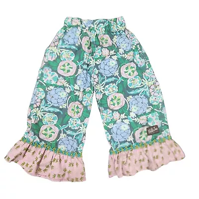 2010 Matilda Jane Robin Ruffles House Of Clouds Ruffled Pants B132 Girls Sz 10 • $10.99