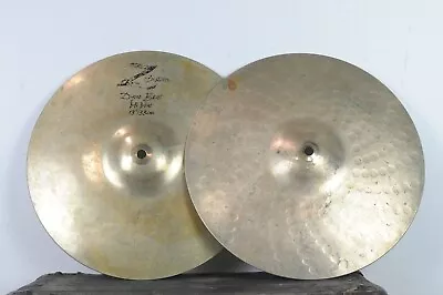 $209 • Buy Zildjian Z Custom 13  Dyno Beat Hi Hat Cymbals 1067g 1349g