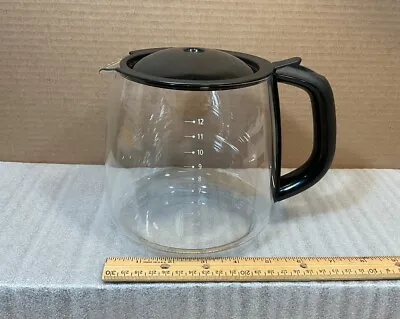 Krups 12 Cup Replacement Carafe Coffee Pot Glass F15B0G FME Series USED BUT NICE • $14.95