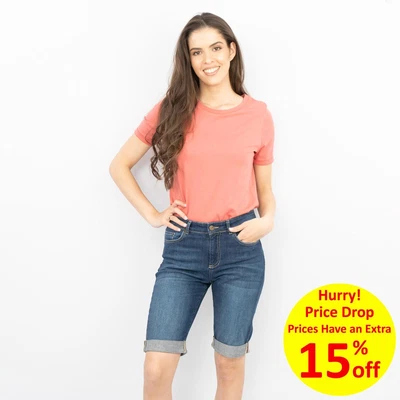 £13.50 • Buy Womens White Stuff  Shorts Isla Denim Navy Bermuda Casual Ladies