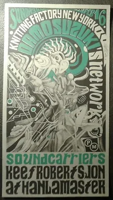 Extremely Rare Damo Suzuki / Can / Krautrock Concert Poster By Steve Harradine • £139.99