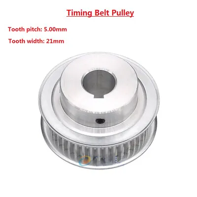 HTD-5M 15T-80T Timing Belt Pulley With Step/Keyway Pitch 5mm Teeth Width 21mm • $6.37