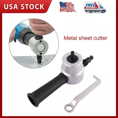 Multipurpose Double Head Sheet Silver Nibbler Metal Cutter Hole Saw Drill Tool • $15.49