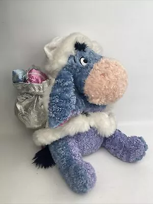 EEYORE Disney Plush Toy With Matching Hat Limited Edition Rare Winnie Pooh M232 • £6.49